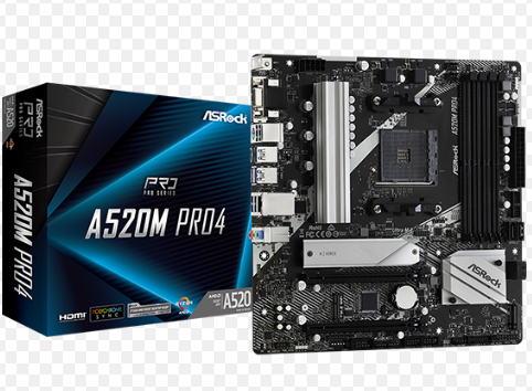 PLACA MADRE ASROCK A520M PARA AMD